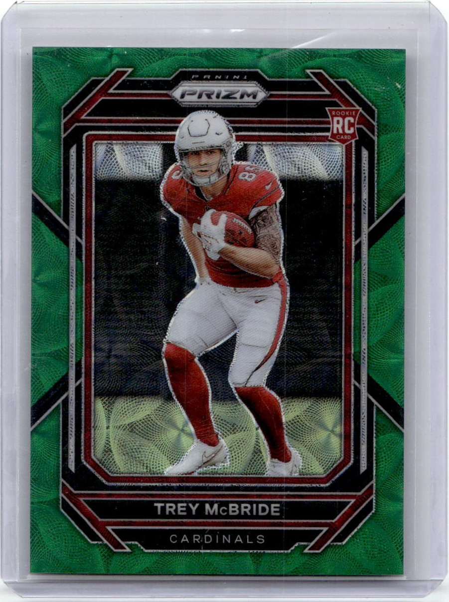 2022 Panini Prizm Trey McBride Rookie Green Scope 32/75 #327 Cardinals RC SP