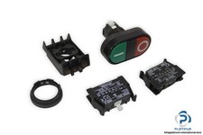 ALLEN-BRADLEY 800EP-U2B213LX11 SER.A PUSH BUTTON_800E-3X10 Contact Block_1NO_10A