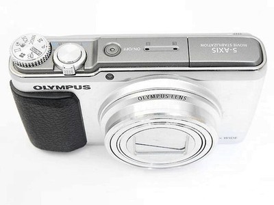Olympus Stylus SH-60 16MP Compact Digital Camera Silver Excellent