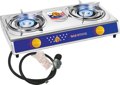 2 Burner Propane Stove, [20000 BTU] Portable Camping Gas Cooktop with Auto Ignit