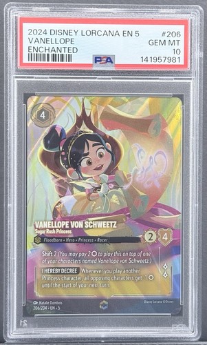 Vanellope von Schweetz - Sugar Rush Princess graded PSA 10 for sale on eBay