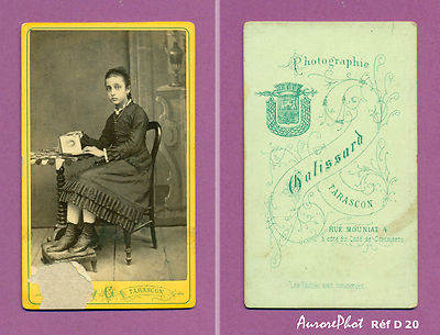 CDV BELLINGARD à LYON : JEUNE HOMME EN POSE VERS 1890 -T40