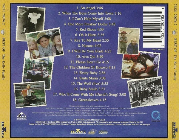 The Kelly Family - BEST OF - CD © 1999 (An Angel.. - Bild 3 von 3