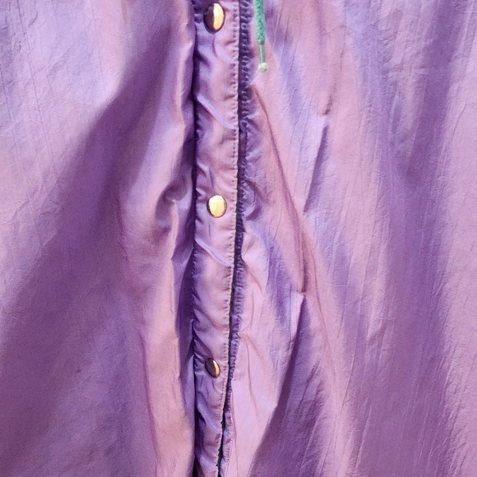 Windsor Bay 80's Reversible Jacket Green & Purple, fr… Gem