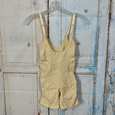 Shaperx Womens Open Bust Beige Bustier Bodysuit Shapewear Size L/XL NWT