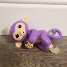 WowWee Fingerlings Baby Monkey - MIA Purple Figure Interactive Toy  