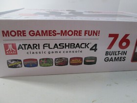 Atari Flashback 4 Game Console Includes 76 Games Retro 1980s Gaming Complete