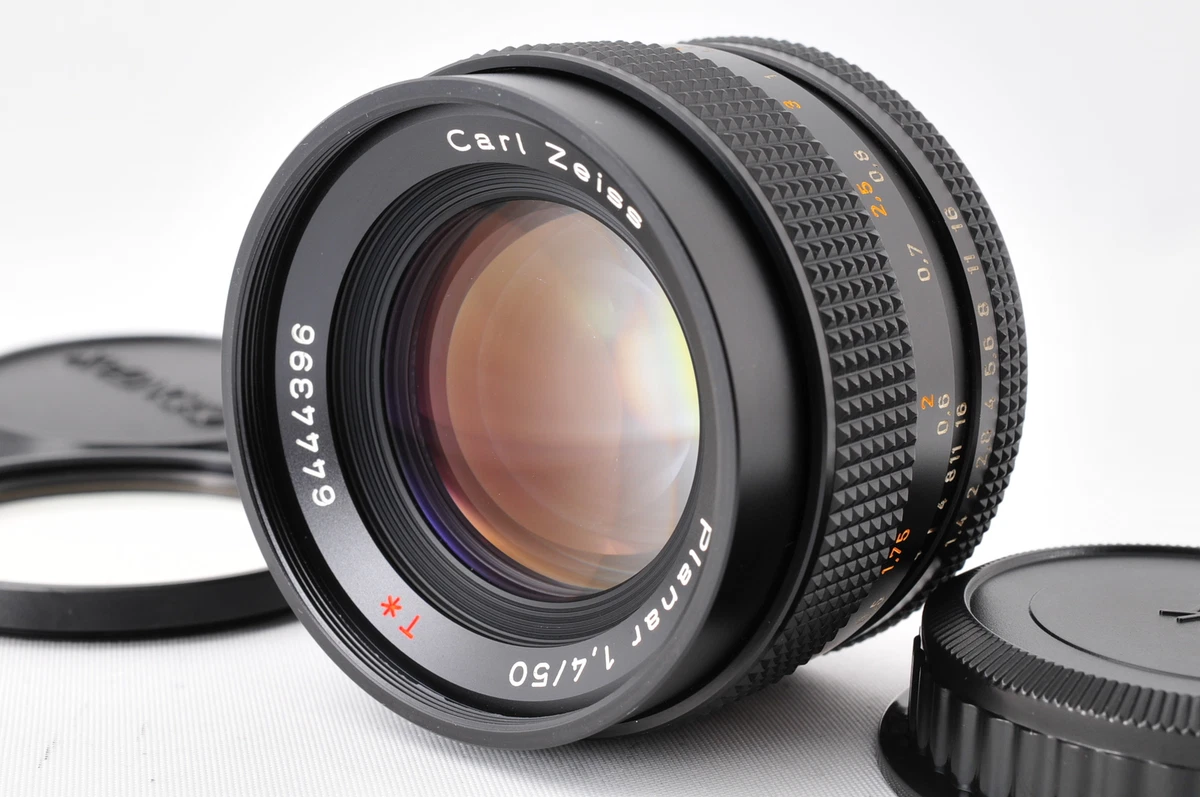 [N MINT] Contax Carl Zeiss Planar T* 50mm f1.4 AEJ Lens CY Mount from Japan  #37