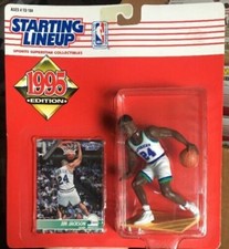 Jim Jackson Dallas Mavericks 1995 Starting Lineup Ohio State Basketball ESPN NEW