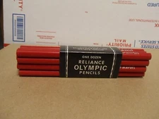 Lot Of 12 Vintage Pencils Olympic Reliance Pencils 12 Bonded Led Prima