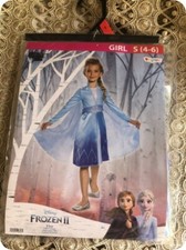 NEW Disney Princess ELSA Frozen II Child Costume / Dress Up Size Small 4 - 6