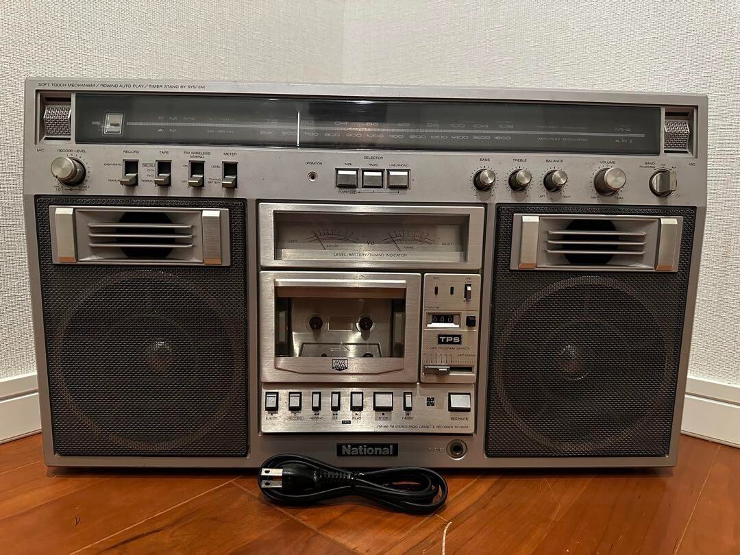 ラジカセ National RX-5600  THE Disco Retro Radio Cassette Player National Rx-5600 The Disco | eBay