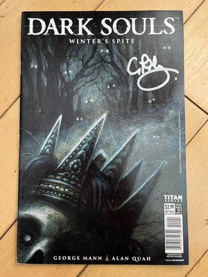 DARK SOULS WINTER'S SPITE # 1  D SIGNED VARIANT  TITAN COMICS New Unread NM