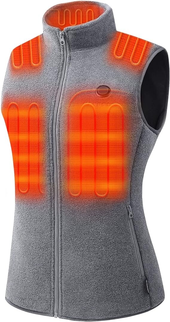 Venustas Women's Heated Fleece Vest with Battery Pack 7.4V, 2117 eBay