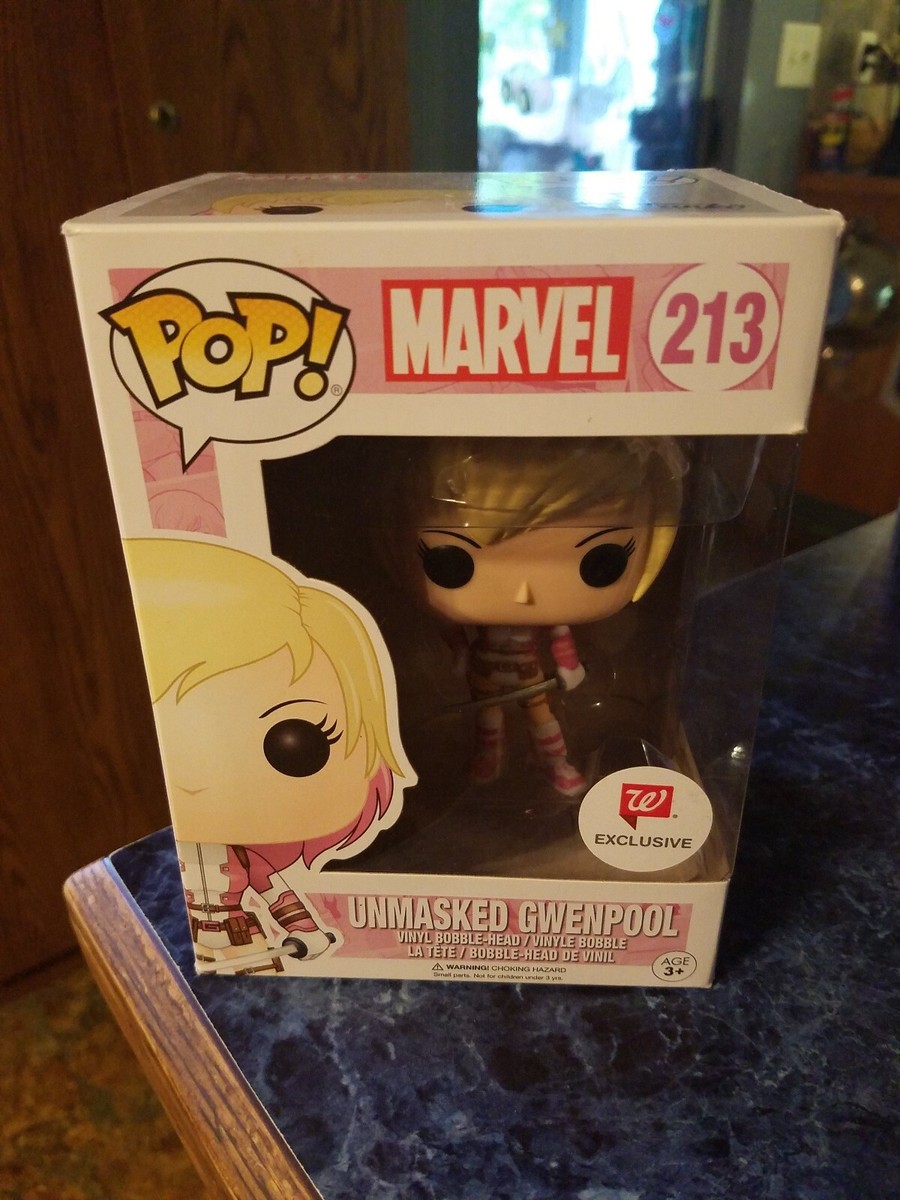 FunkoPop！213 UNMASKED GWENPOOL Amazon.com: Funko POP! Marvel Unmasked GwenPool Exclusive