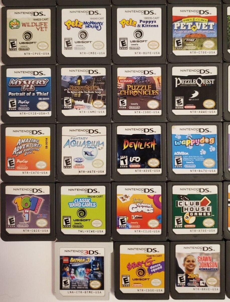 Nintendo DS Games You Pick & Choose *Tested *Games Only*