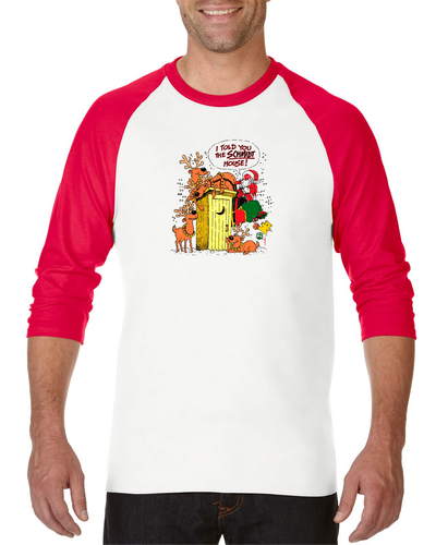 Raglan T-shirt 3/4 Sleeve Christmas I 