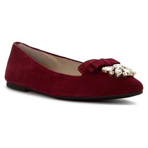 Michael kors burgundy flats hotsell