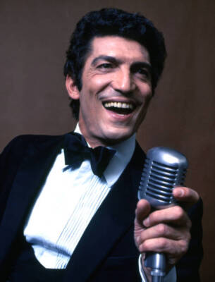 Close-up of singer Sergio Franchi New York 1969 Ballet Dance Art Old Photo