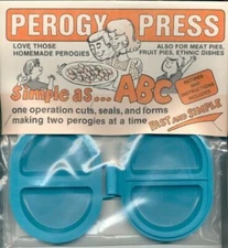 Vintage PEROGIE PRESS / MAKER - NOS - Make Perogies Like Grandma / Baba Used To