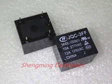 10pcs 5pins 24V JQC-3FF-024-1ZS JQC-3FF-24VDC-1ZS 10A 277VAC T73 power Relay