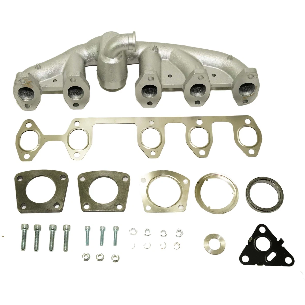 Collecteur D'échappement Coudé Pour VW Transporter T5 Multivan Touareg 2.5 TDI - Neuf