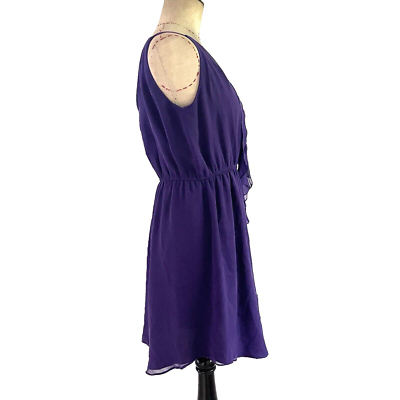 rebecca taylor purple silk dress Rebecca Taylor Purple Women's Silk Sleeveless Dress Size 6