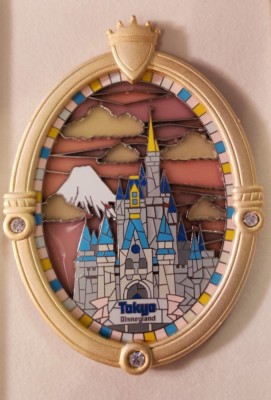 Disney LE 750 Cinderella Castle Window TDL Stained Glass Jumbo