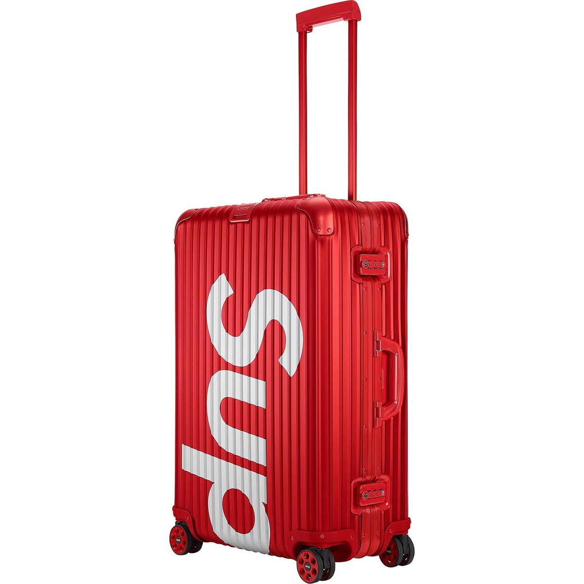 Supreme x RIMOWA Topas Multiwheel 82L Black/Red SS18 (SUPP050
