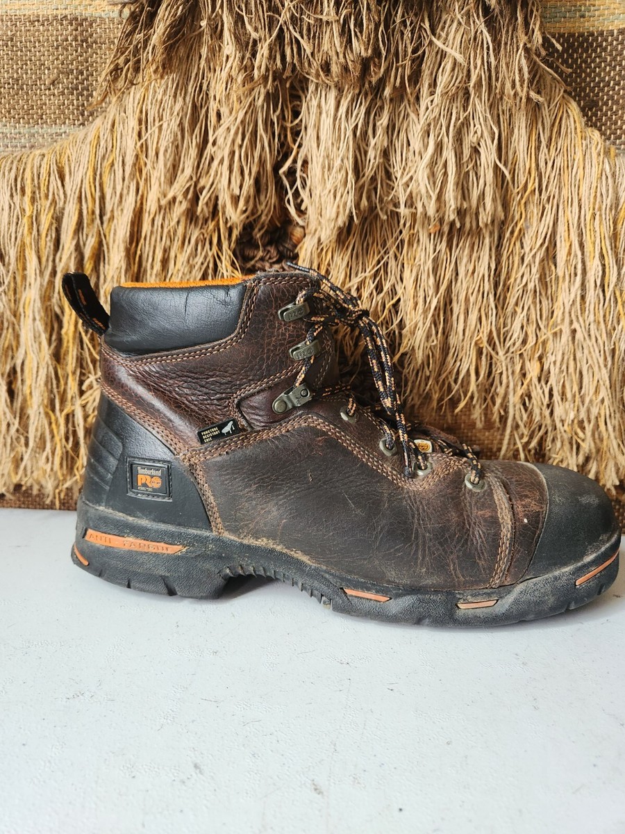 Timberland PRO Endurance 6 Inch Steel Toe Work Boots 52562 Brown Mens 8.5 M Amazon.com: Timberland PRO Men main image 4