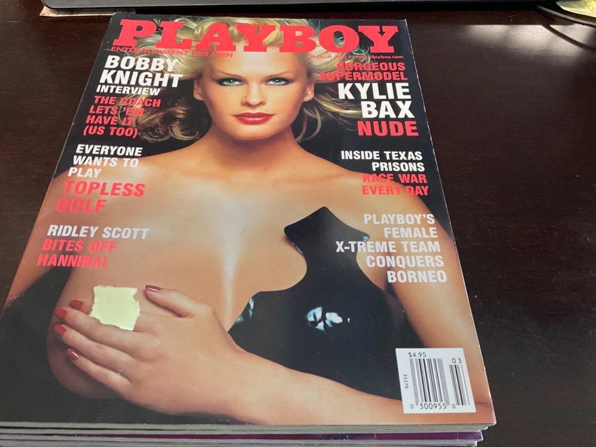 PLAYBOY MAGAZINE MARCH 2001, TRACI LORDS, BOBBY KNIGHT, KYLIE BAX, NEART  MINT | eBay