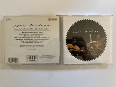 Ravi Shankar India's Master Musician CD 1965 - BGO Records - Made in England