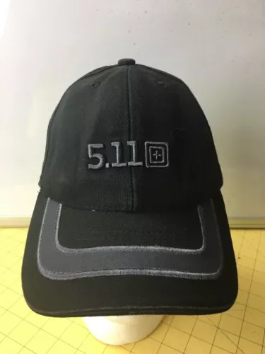5.11 2010 Tactical Black and Gray Hat Cap Caps Hats Snapbacks
