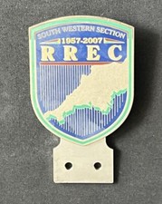 ROLLS ROYCE ENTHUSIAST CLUB SOUTH WESTERN RREC CAR BADGE EMBLEM INSIGNIA