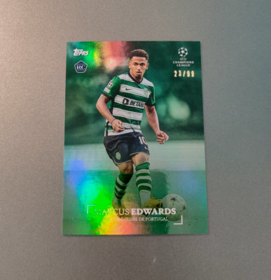 Marcus Edwards RC Rookie - Topps Simplicidad 2022-23 - Sporting- Green /99
