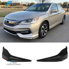 Fits 16-17 Honda Accord Sedan 4Door HFP Style PU Front Bumper Lip Apron