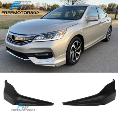 Fits 16-17 Honda Accord Sedan 4Door HFP Style PU Front Bumper Lip Apron