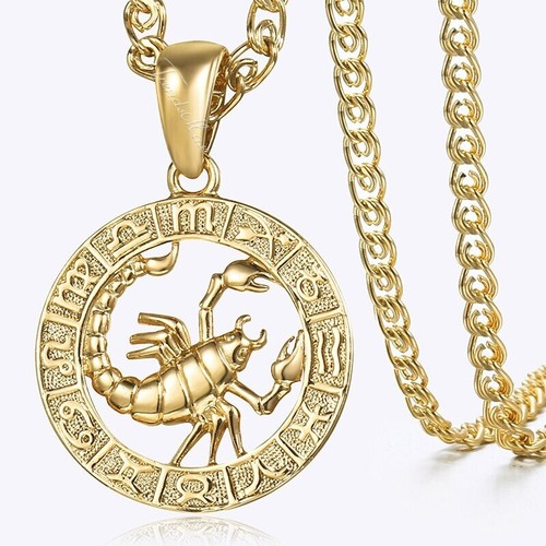 Scorpio Pendant 585 Rose Gold Zodiac 
