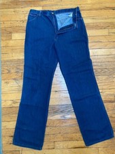 Vintage USA 70s Wrangler No Fault Jeans High Waist Mom Jean Womens Misses Sz 18