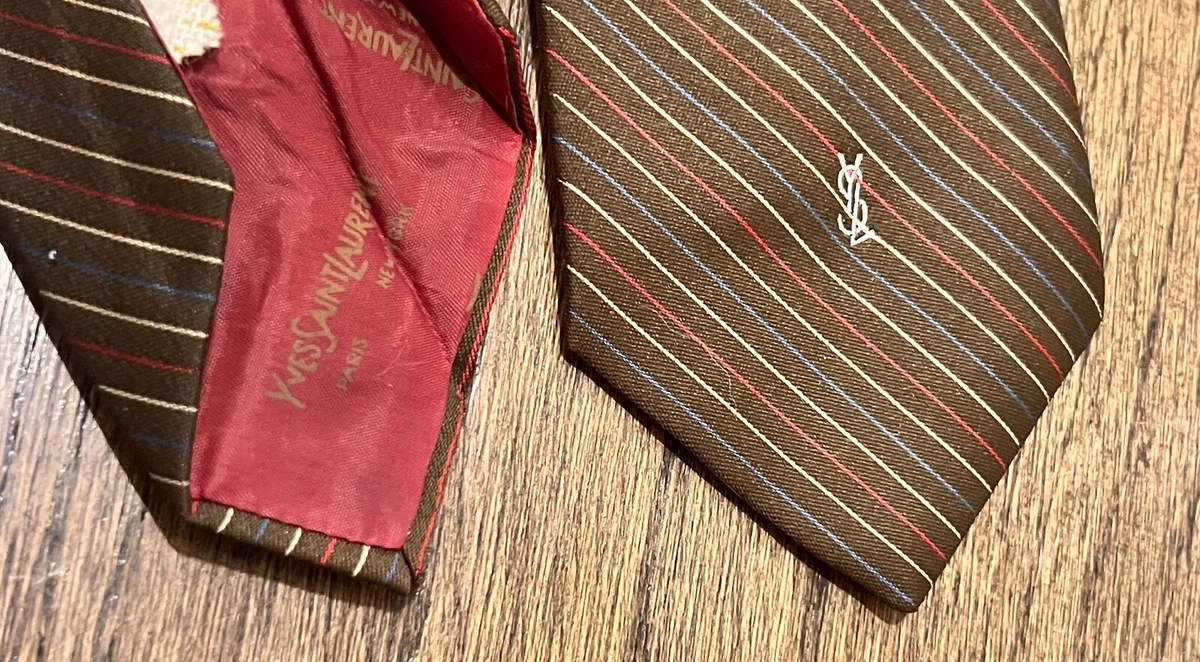 Yves saint laurent tie vintage top