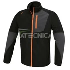 Sweatshirt pile zip up long and fabric elastic 280g beta work 7657N