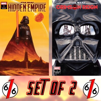   STAR WARS DARTH VADER 616 SET Hidden Empire 1 GIST & Crimson Reign 1 Turini