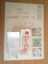 Francobolli castelli da 50, 250, 500 Lire Su cartolina santuario San Leopoldo...