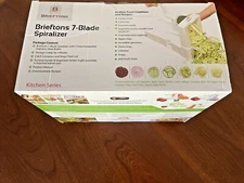 Brieftons 7-Blade Spiralizer: Strongest-and-Heaviest Duty Vegetable Spiral Slice