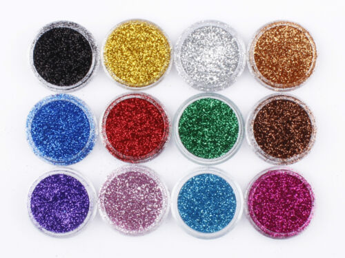 Fine Dust Glitter Pot Craft Card Making Scrapbook wine glass powder Embellish - Picture 1 of 61