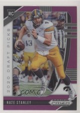 2020 Panini Prizm Draft Picks Rookies Purple Nate Stanley #144 a0s