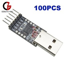 100PCS 6Pin USB 2.0 to TTL UART Module Serial Converter CP2102 STC Replace FT232