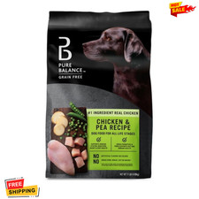 Pure Balance Chicken Pea Grain Free Dry Dog Food 24 lb Bag