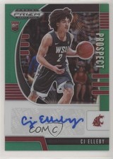 2020-21 Panini Prizm Draft Picks Prospect Green CJ Elleby #PA-CJ Auto 4z8