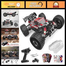 Fast 1:16 RC Car 42MPH Brushless Remote Control Truck 4WD with 2 LiPo Batteries